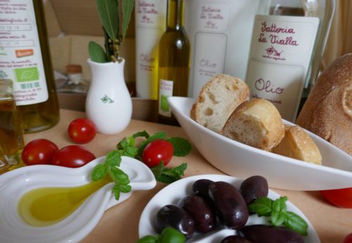 Olivenöl Olio extravergine di Oliva der Fattoria La Vialla--La Vialla´s Öle