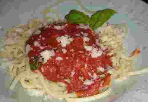 Bio Tomatensauce Sugo Piccante von dennree küchenfertig zubereitet (3)