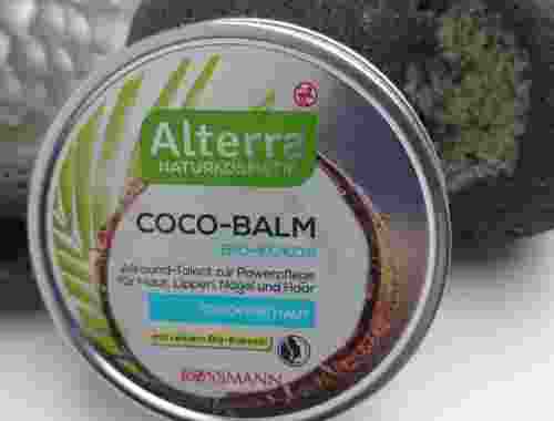 Coco Balm Bio Kokos Alterra Naturkosmetik von Rossmann Allround Talent zur Powerpflege für Haut, Lippen, Nägel und Haar