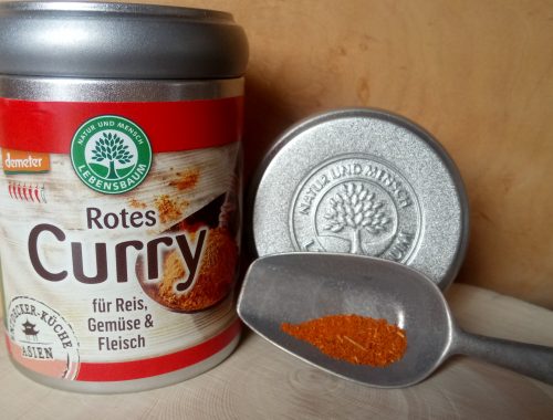 Gewürzmischung Rotes Curry von Lebensbaum für Reis, Gemüse und Fleisch demeter zertifiziert