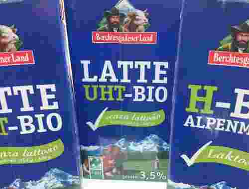 H Bio Alpenmilch Berchtesgadener Land, 3,5% Fett laktosefrei