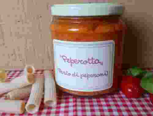 Peperotta, Pesto di peperoni der Fattoria La Vialla