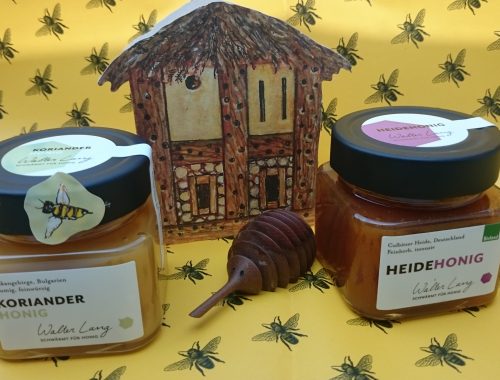 Bio Honig Korianderhonig Heidehonig von Walter Lang