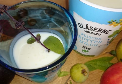 Frische Buttermilch mit max. 1% Fett von Gläserne Molkerei (2)