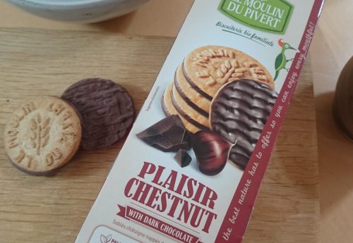 Mürbegebäck Kastanie mit Zartbitterschokolade von Le Moulin Du Pivert (2)