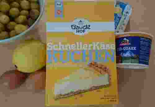 Schneller Bio Käsekuchen Backmischung für 1 Käsekuchen von Bauck Hof (1)