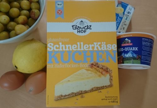 Schneller Bio Käsekuchen Backmischung für 1 Käsekuchen von Bauck Hof (1)