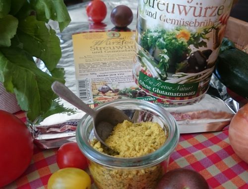 Streuwürze und Gemüsebrühe Würzfee von Lebe Gesund Streuwürze dekorativ in Glasbehältnis