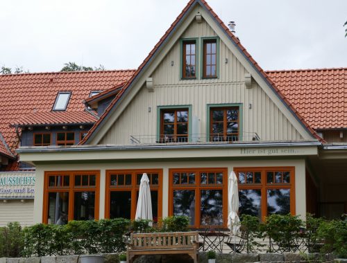 Plumbohms Aussichtsreich Gast und Logierhaus auf 493 Höhenmetern in Bad Harzburg Eingangsbereich Hotel Aussichtsreich
