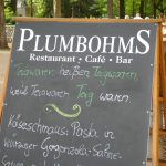 Plumbohms Aussichtsreich Gast und Logierhaus auf 493 Höhenmetern in Bad Harzburg Speisekarte auf Tafel