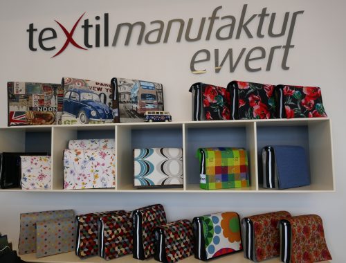 Vegane, handgefertigte Taschen aus der Manufaktur Ewert in Oldenburg--ein kleiner Teil des Taschensortiments