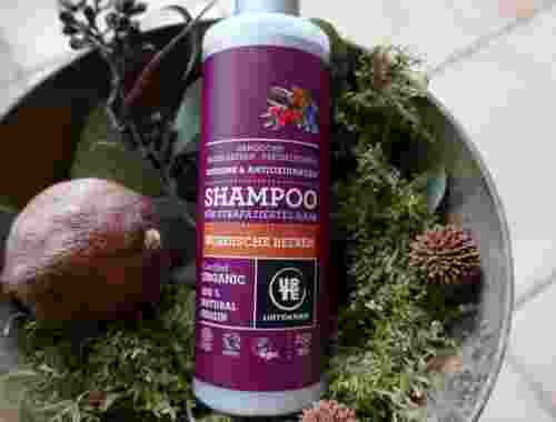 Shampoo für strapaziertes Haar, Nordische Beeren mit Sanddorn, Heidelbeeren, Preiselbeeren, organic, Urtekram Shampoo dekorativ