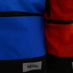 Vegane, handgefertigte Taschen aus der Manufaktur Ewert in Oldenburg idea4tex Tasche in blau und orange (3)