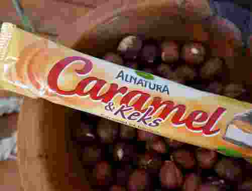Caramel & Keks - Bio-Keksriegel mit Karamell von Alnatura--Keksriegel in Bioqualität von Alnatura (2)