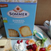 Veganer Dinkel-Zwieback - ungesüßt - mit Dinkelvollkornschrot von Sommer--ein Zwieback für alle Gelegenheiten