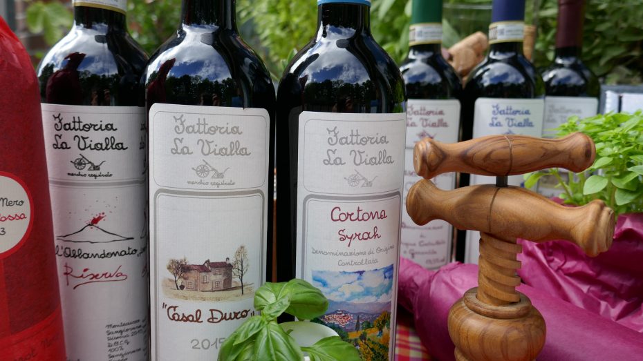 Rotweine der Fattoria La Vialla-- (10)