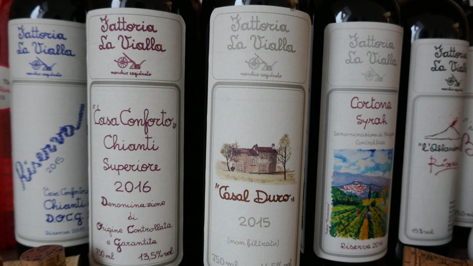 Rotweine der Fattoria La Vialla-- (4)